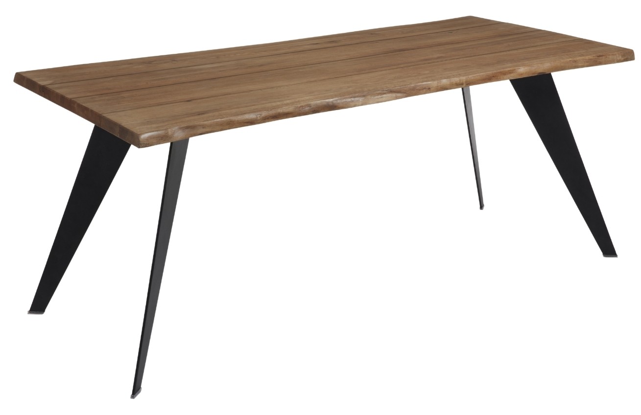 Hnědý dubový jídelní stůl Kave Home Koda 220 x 100 cm