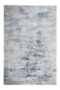 Moebel Living Modro šedý bavlněný koberec Charlize 240 x 350 cm