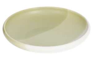 Zelený porcelánový dezertní talíř Kave Home Sayuri 20