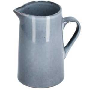 Modrý keramický džbán na mléko Kave Home Airena 1 l
