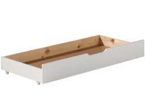 Bílá borovicová zásuvka k posteli Vipack Jumper 130 x 61