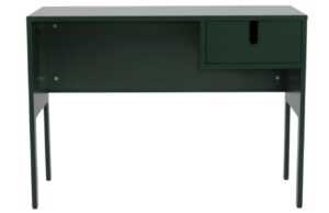 Matně zelený lakovaný pracovní stůl Tenzo Uno 105 x 50 cm
