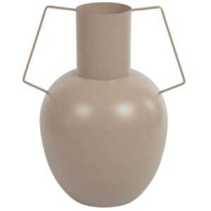 Světle hnědá kovová váza Kave Home Bellabel 38 cm