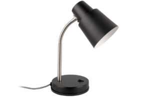 Time for home Černá kovová stolní lampa Jose