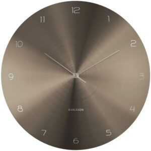 Time for home Měděné kovové nástěnné hodiny Tefiti 40 cm