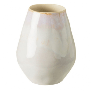 Bílá kameninová váza COSTA NOVA BRISA 15 cm