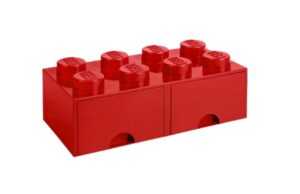 Červený úložný box LEGO® Storage 25 x 50 cm