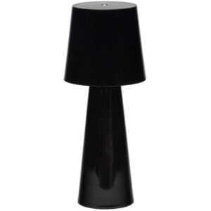 Černá kovová stolní LED lampa Kave Home Arenys S