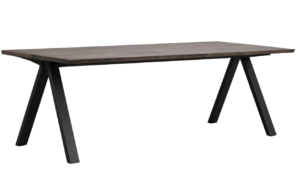 Hnědý dubový jídelní stůl ROWICO CARRADALE 220 x 100 cm