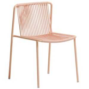 Pedrali Růžová kovová zahradní židle Tribeca 3660