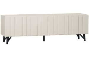 Hoorns Bílý dřevěný TV stolek Rellim 181 x 46 cm