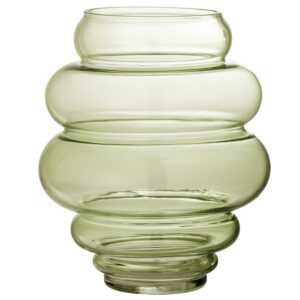 Zelená skleněná váza Bloomingville Annhelene 24 cm
