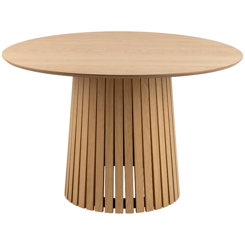 Scandi Přírodní dubový jídelní stůl Christa 120 cm